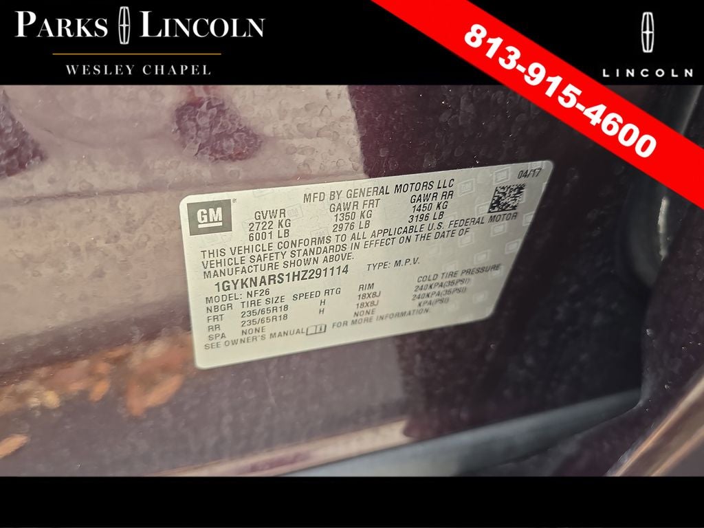 2017 Cadillac XT5 Base