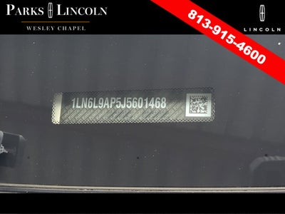 2018 Lincoln Continental Black Label