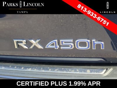 2022 Lexus RX 450h
