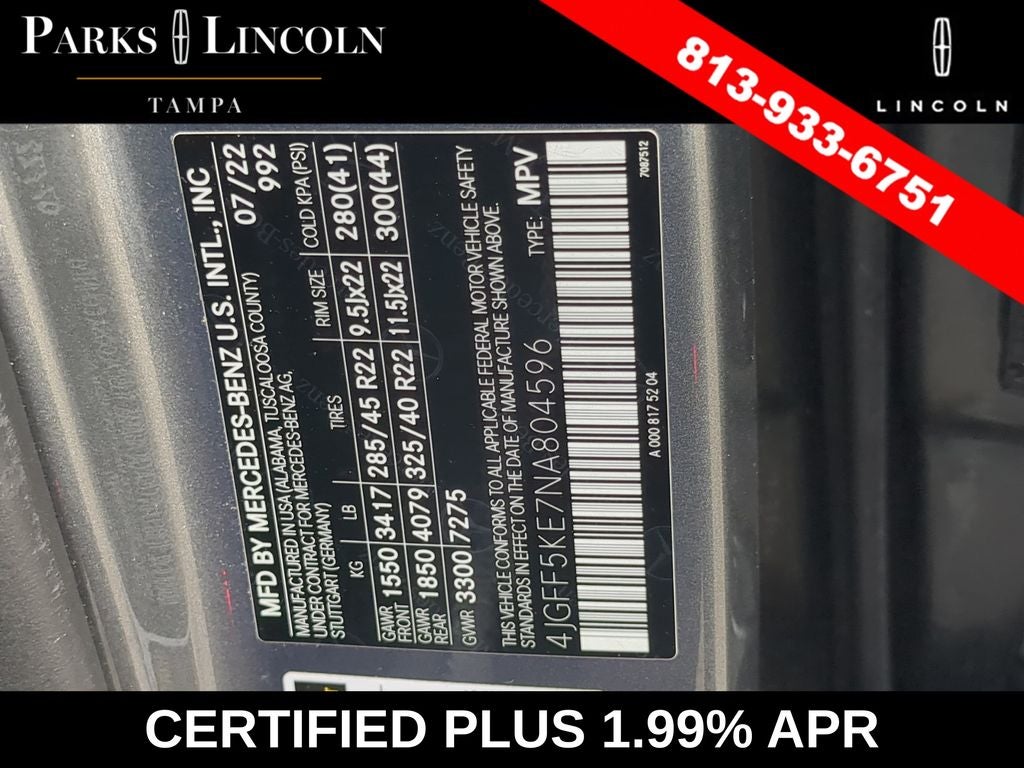 2022 Mercedes-Benz GLS GLS 450 4MATIC®