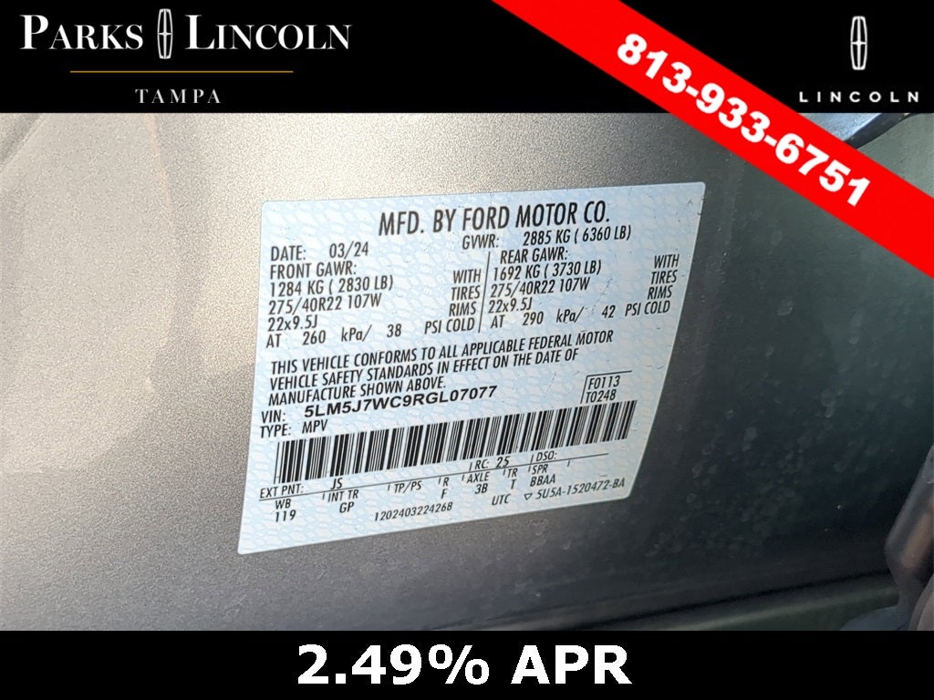 2024 Lincoln Aviator Reserve