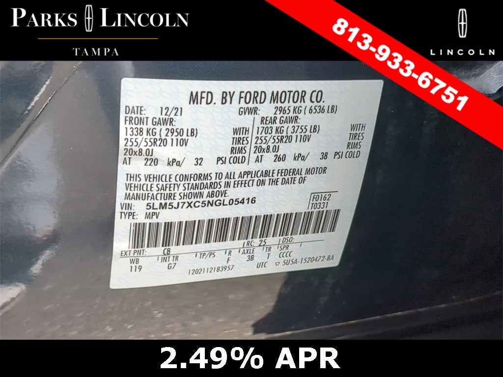 2022 Lincoln Aviator Reserve