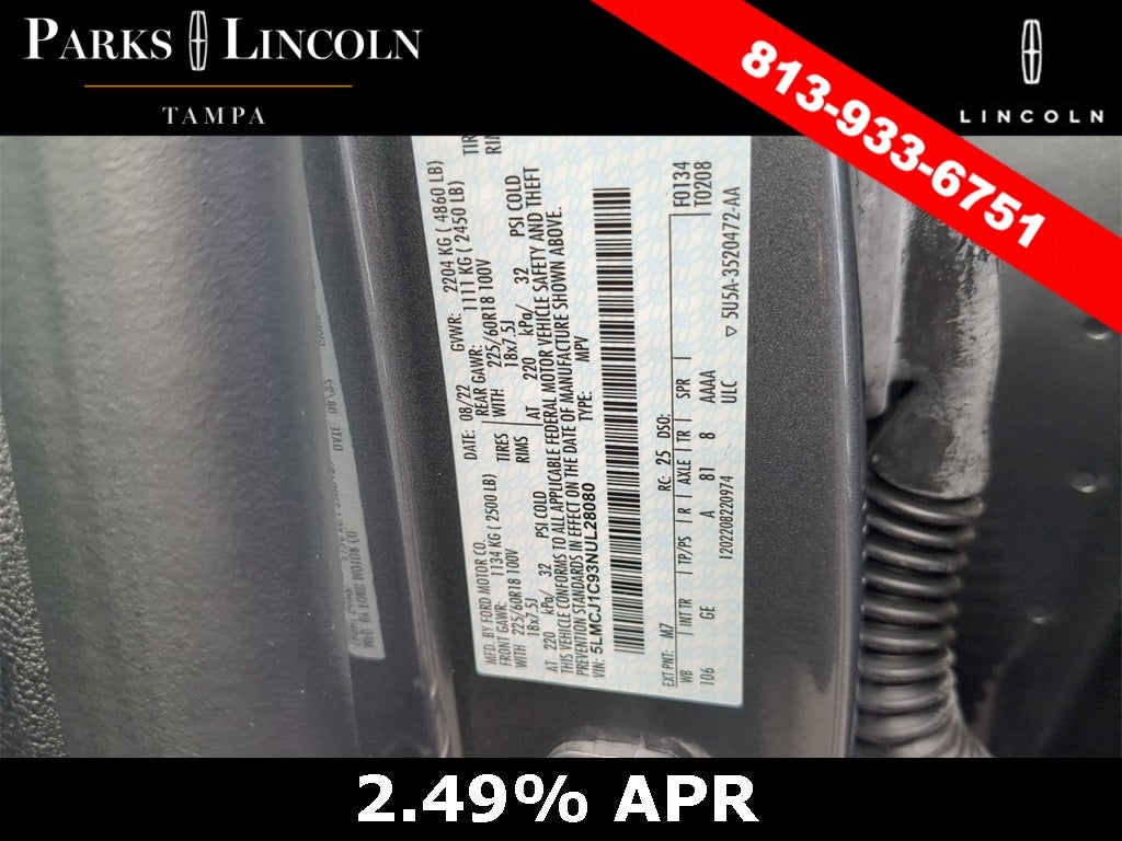 2022 Lincoln Corsair Standard