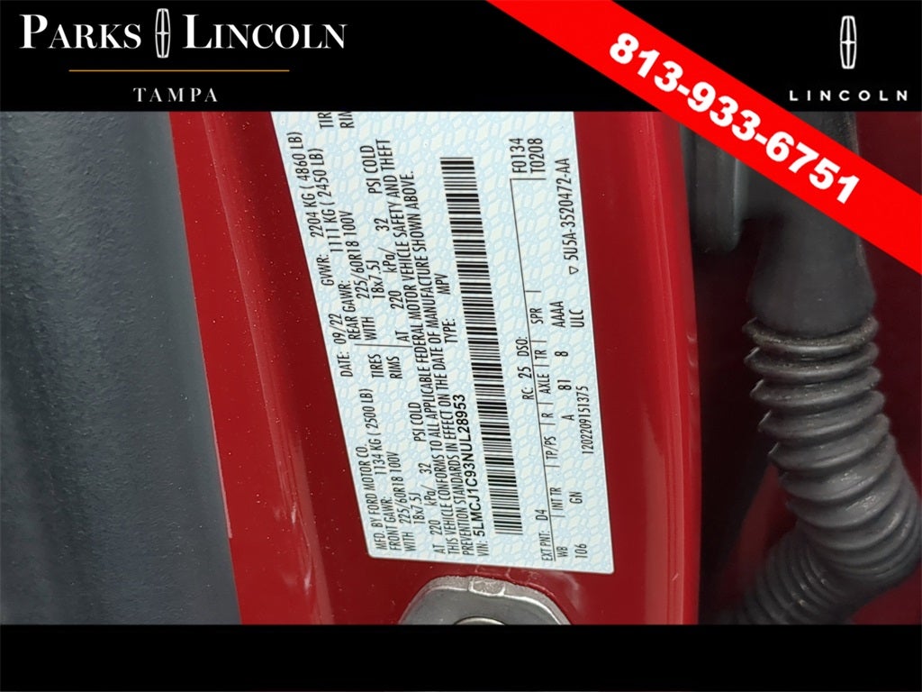 2022 Lincoln Corsair Standard