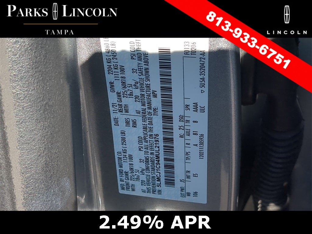 2021 Lincoln Corsair Standard