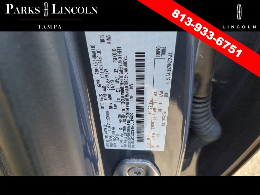 2022 Lincoln Corsair Reserve