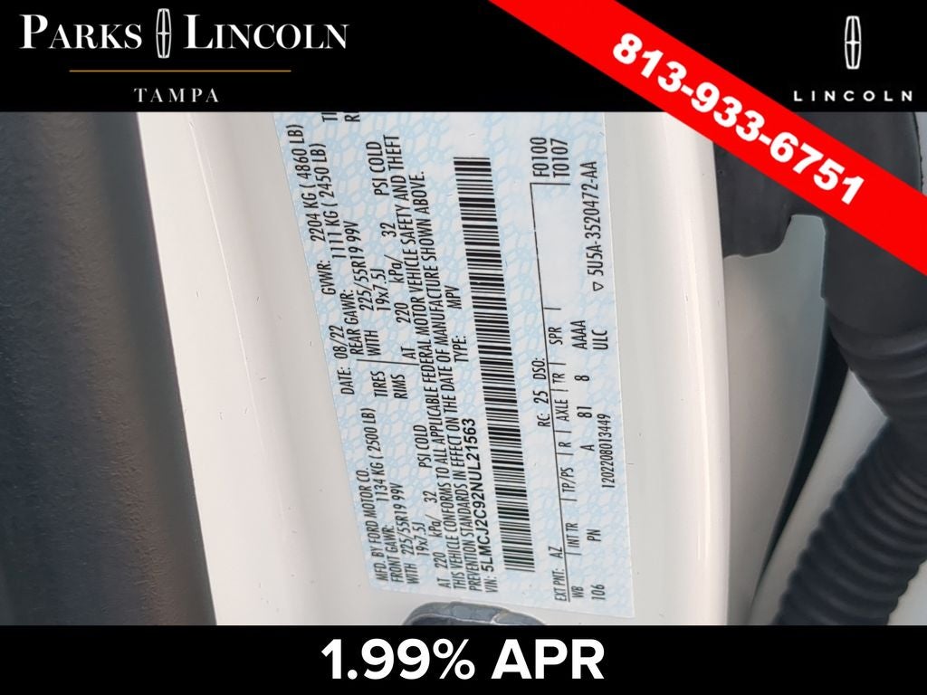 2022 Lincoln Corsair Reserve