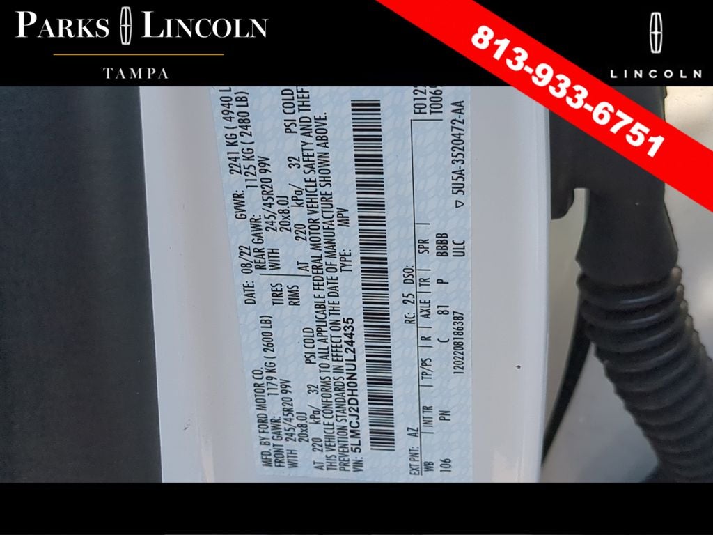 2022 Lincoln Corsair Reserve