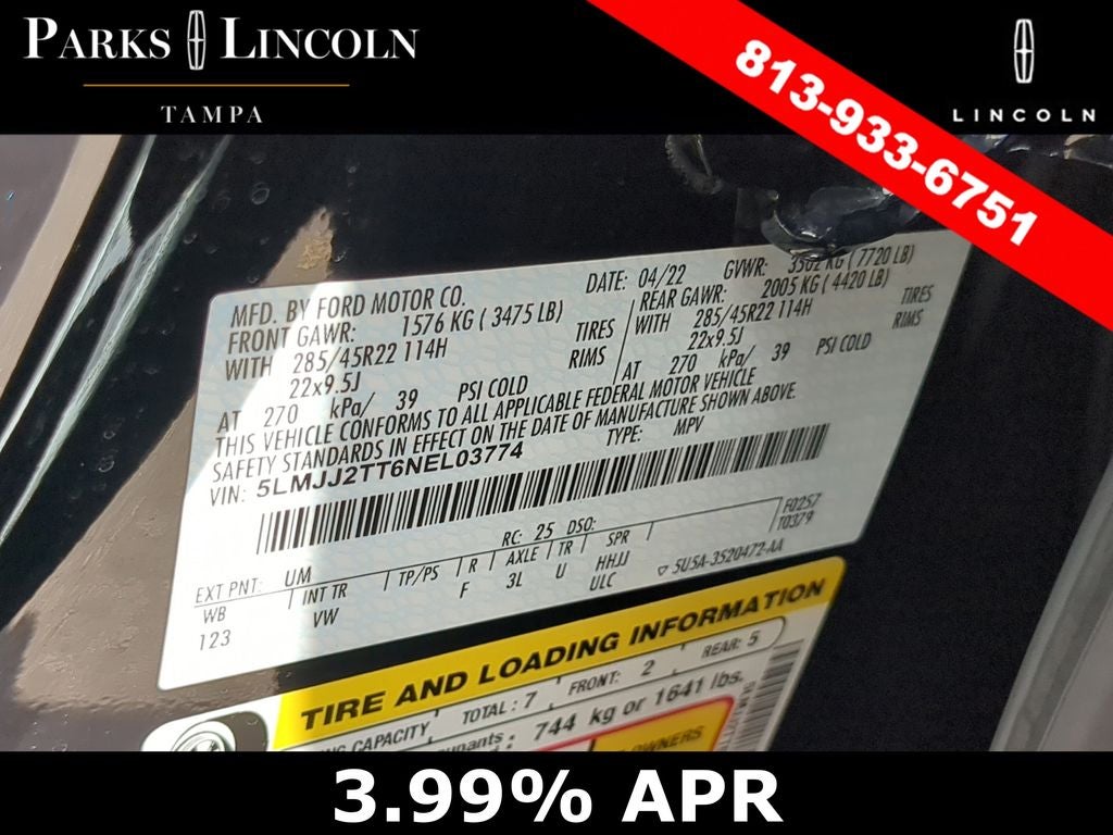 2022 Lincoln Navigator Black Label