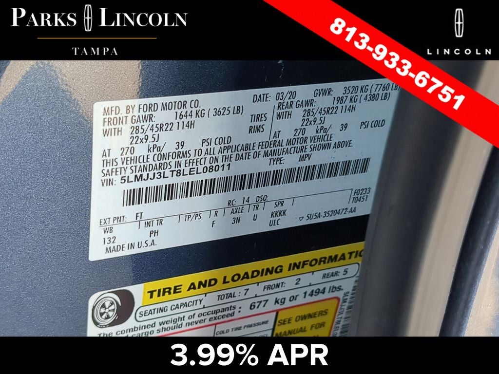 2020 Lincoln Navigator L Reserve