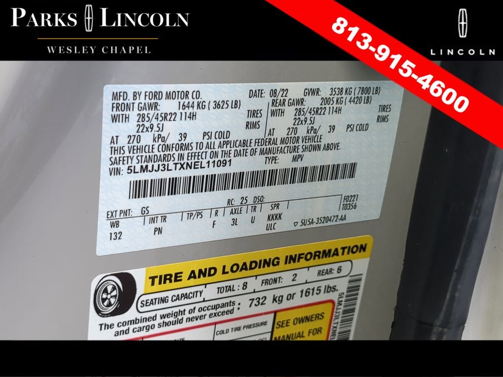 2022 Lincoln Navigator L L Reserve