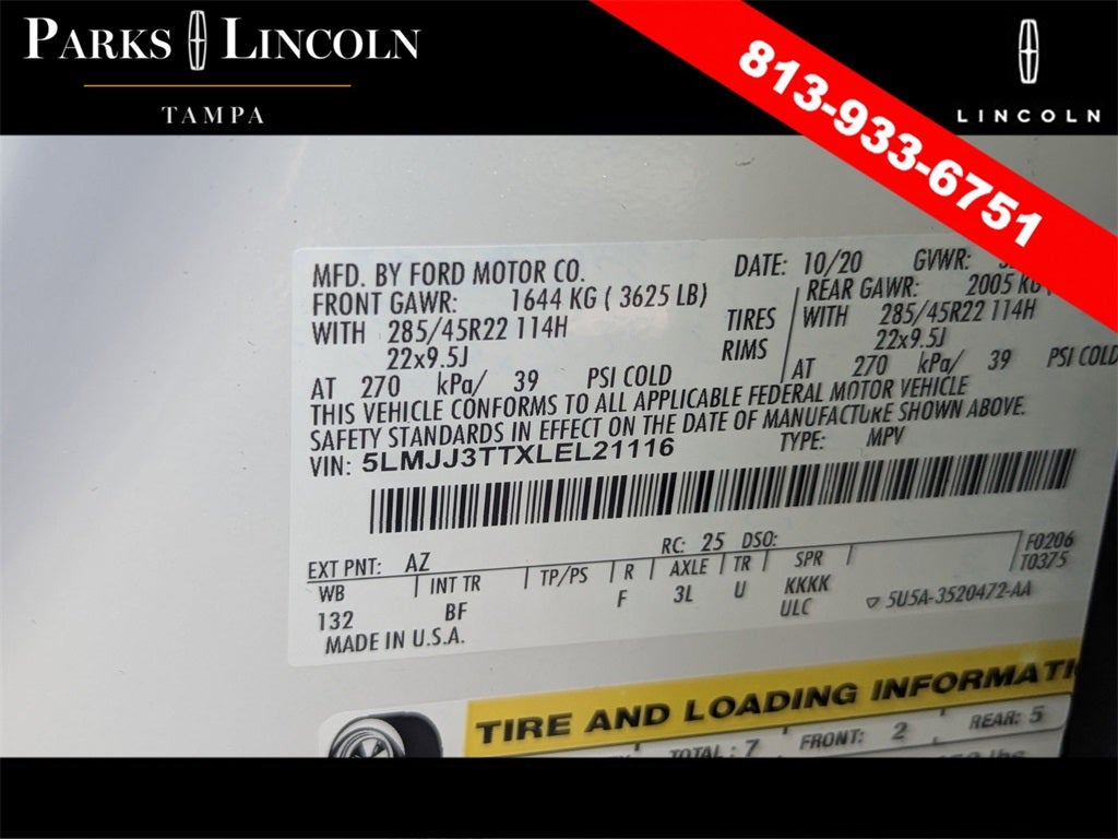 2020 Lincoln Navigator L L Black Label