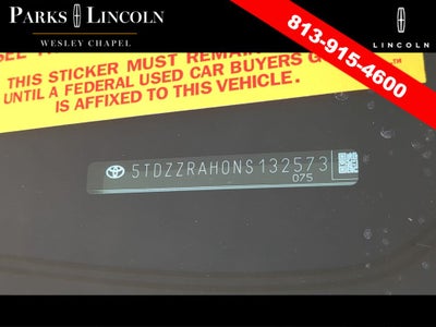 2022 Toyota Highlander LE