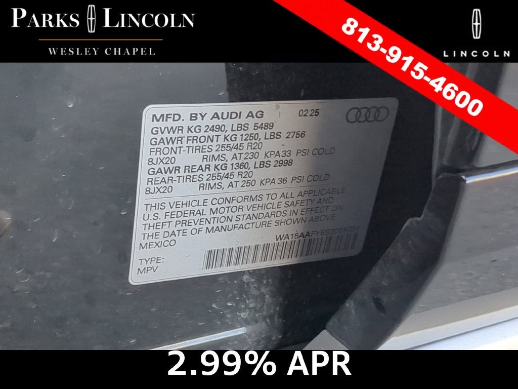 2025 Audi Q5 Sportback 45 S line Premium Plus quattro