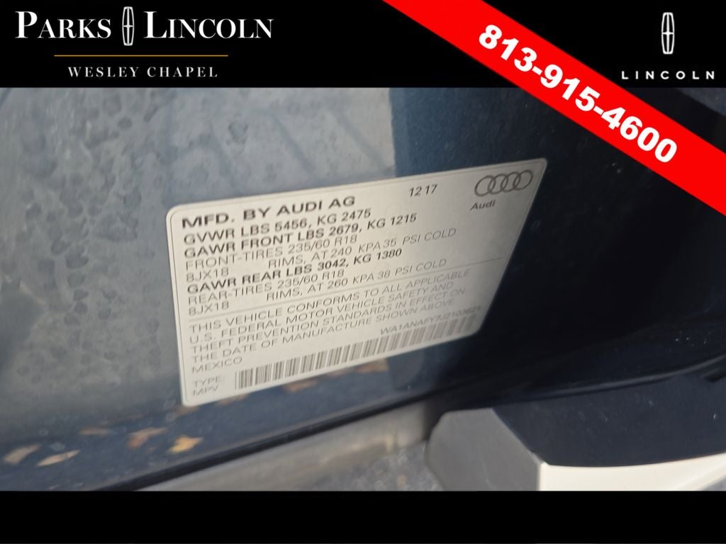 2018 Audi Q5 2.0T Premium quattro