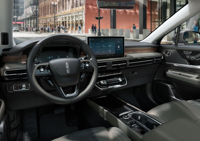 The interior dashboard of 2024 Lincoln Corsair® SUV is shown here. | Parks Lincoln of Wesley Chapel in Wesley Chapel FL