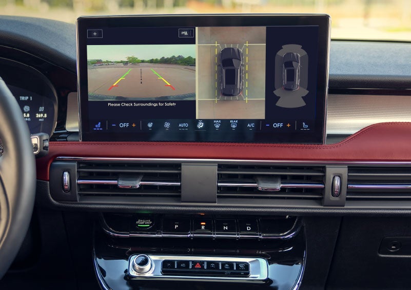 The large center touchscreen of a 2024 Lincoln Corsair® SUV is shown. | Parks Lincoln of Wesley Chapel in Wesley Chapel FL