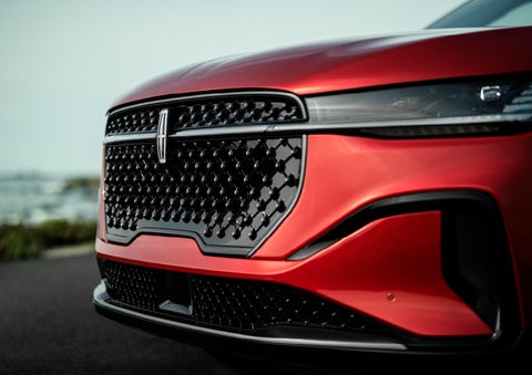 The sleek grille of a 2025 Lincoln Nautilus® SUV with the available Jet Appearance Package makes a bold statement. | Parks Lincoln of Wesley Chapel in Wesley Chapel FL