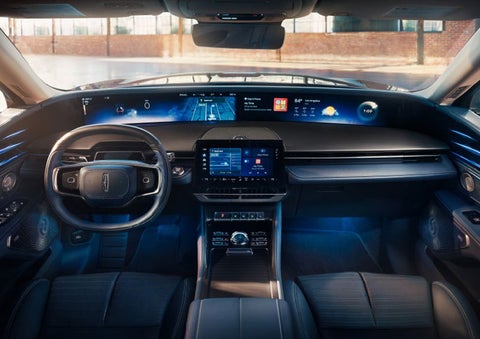 The panoramic display is shown in a 2025 Lincoln Nautilus® SUV. | Parks Lincoln of Wesley Chapel in Wesley Chapel FL