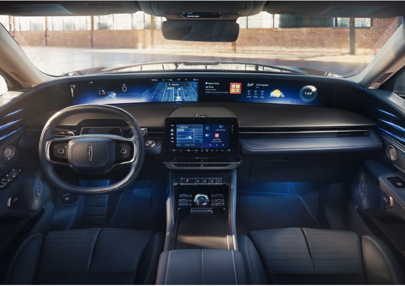 The panoramic display is shown in a 2026 Lincoln Nautilus® SUV. | Parks Lincoln of Wesley Chapel in Wesley Chapel FL