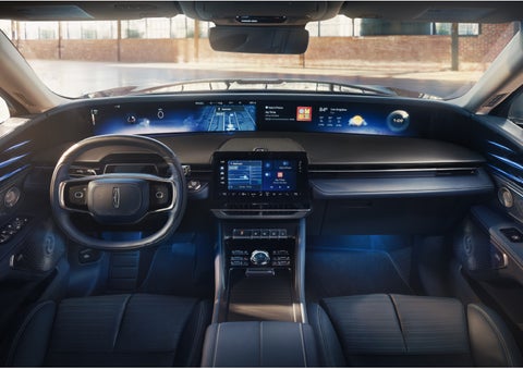 The panoramic display is shown in a 2026 Lincoln Nautilus® SUV. | Parks Lincoln of Wesley Chapel in Wesley Chapel FL