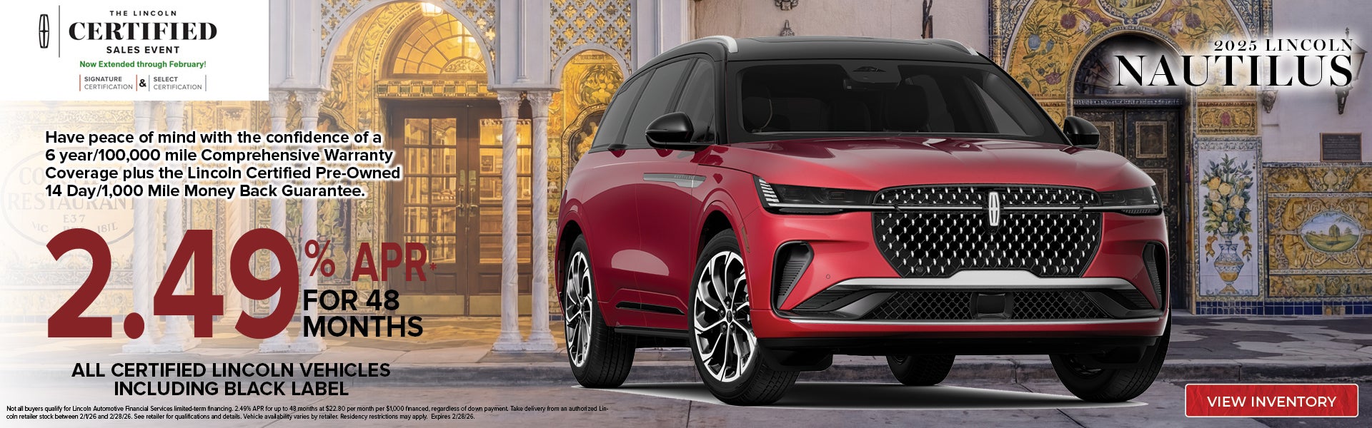 Certified Sales Event 